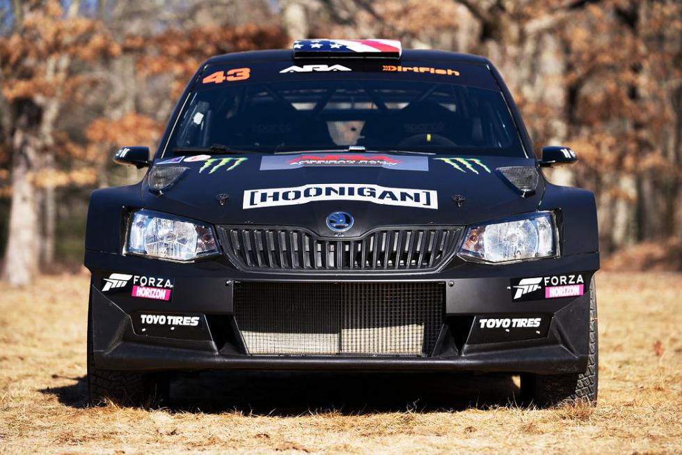 Ο Ken Block στο τιμόνι του Skoda Fabia R5+